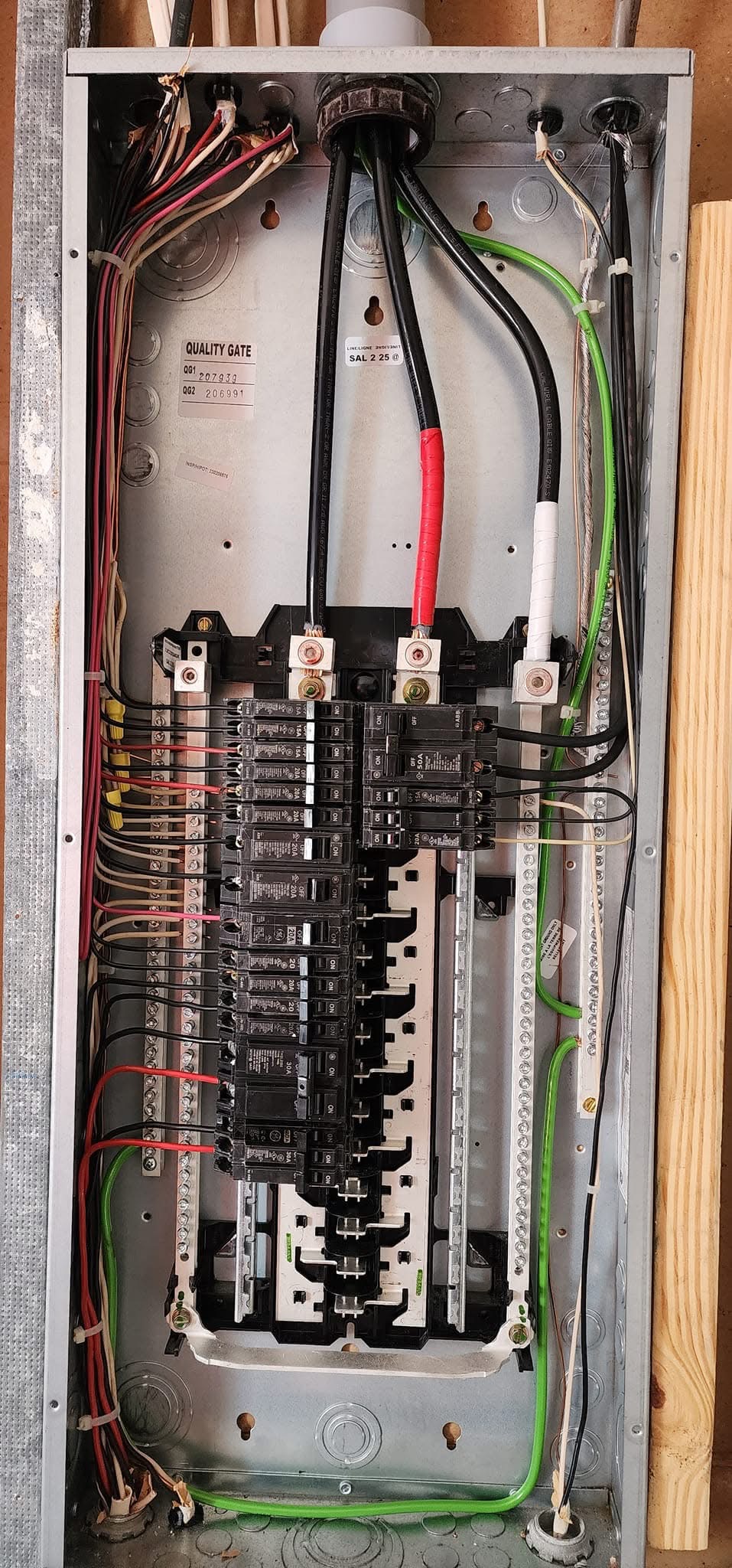 Electrical work example 1